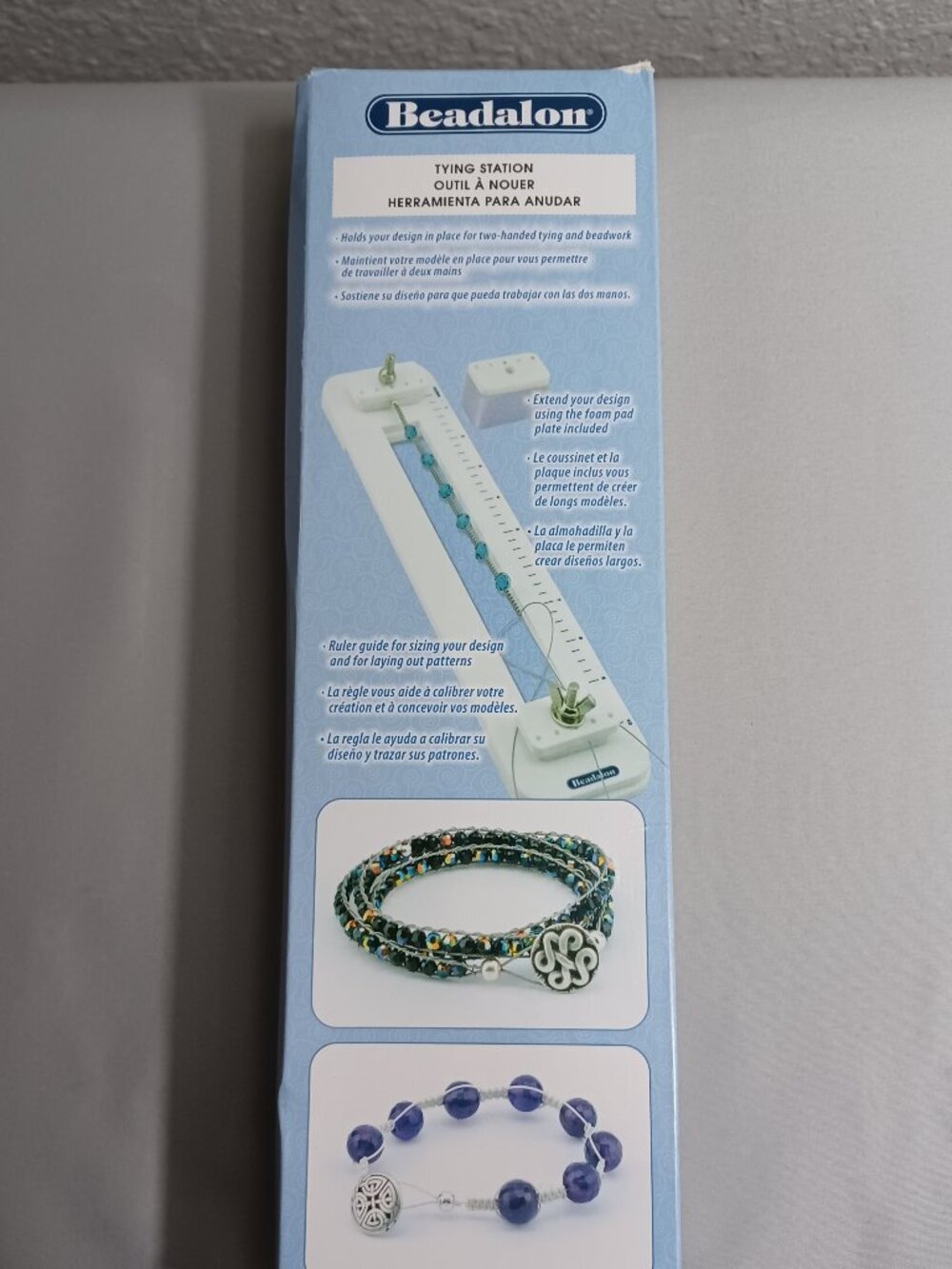 Beadalon Tying Station Jewelry Making Tool Bead Knotting Board Used